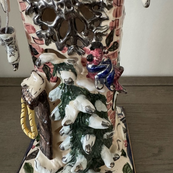 Blue Sky Clayworks “Winter” by Heather Goldminc 2001 Numbered Tealight Holder - Picture 6 of 11